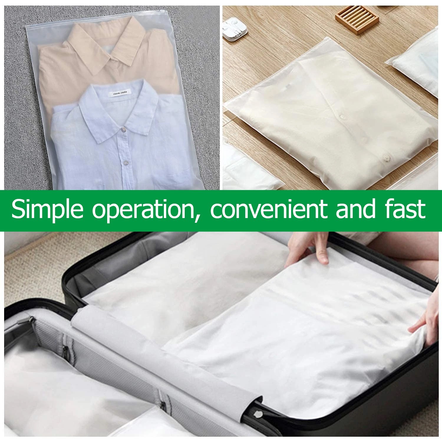 50-400 pcs 10″x12.5″ Frosted Zipper Clothing Bag Polyjacket/Polymailer UL ebay