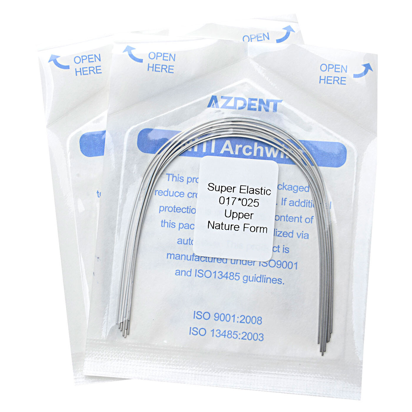AZDENT Dental Orthodontic Super Elastic Niti Arch Wires Rectangular Nature Form