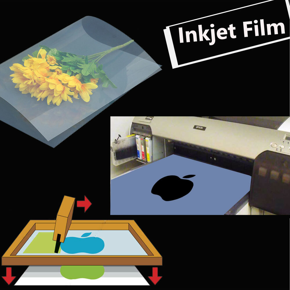 100Sheets Waterproof Inkjet Milky Transparency Film Silk Screen Printing 13″x19″