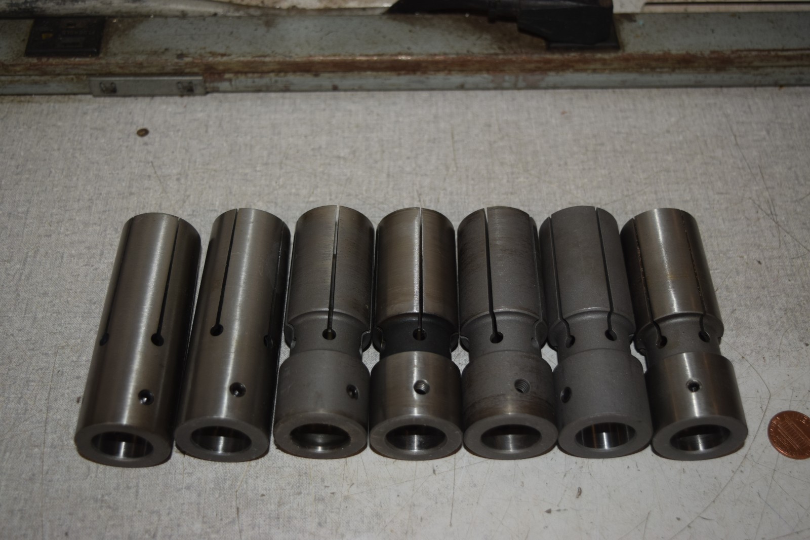 S&M Southwick & Meister 32DL Bar Loader Feeder Collet Collets Lot of 7