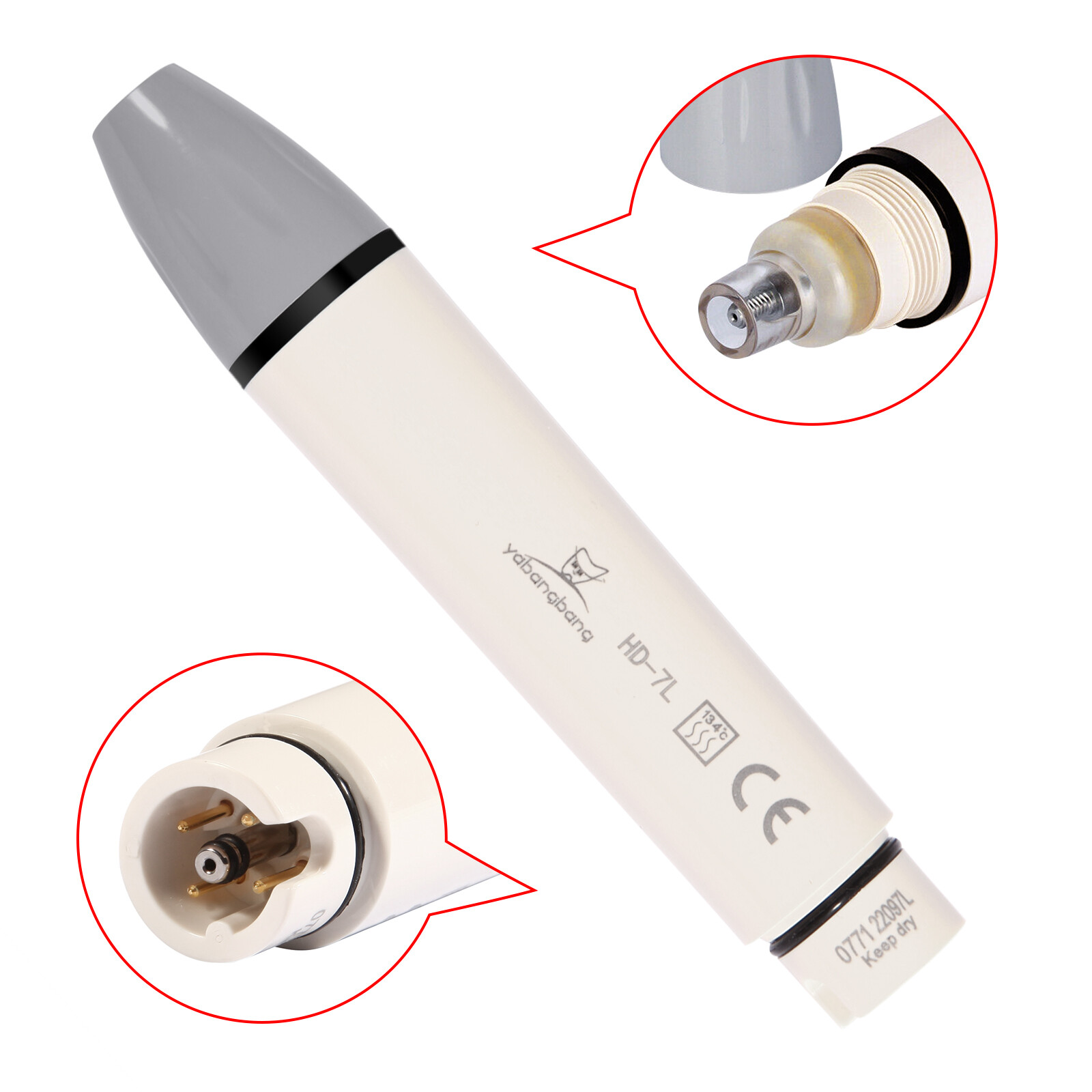 HD-7L Dental Ultrasonic Scaler LED detachable Handpiece Fit DTE SATELEC Tips