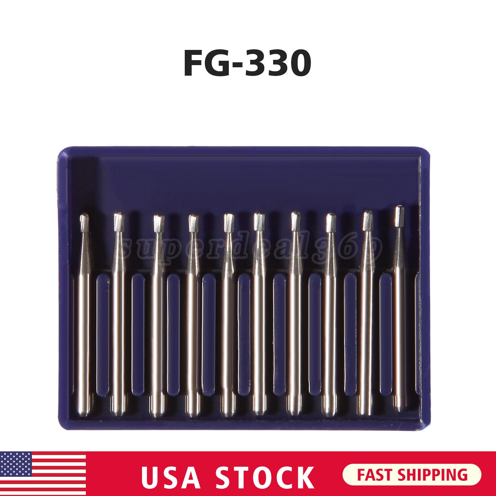 10-100 Pcs Dental FG Tungsten Steel Carbide Burs Drill High-Speed Handpiece po