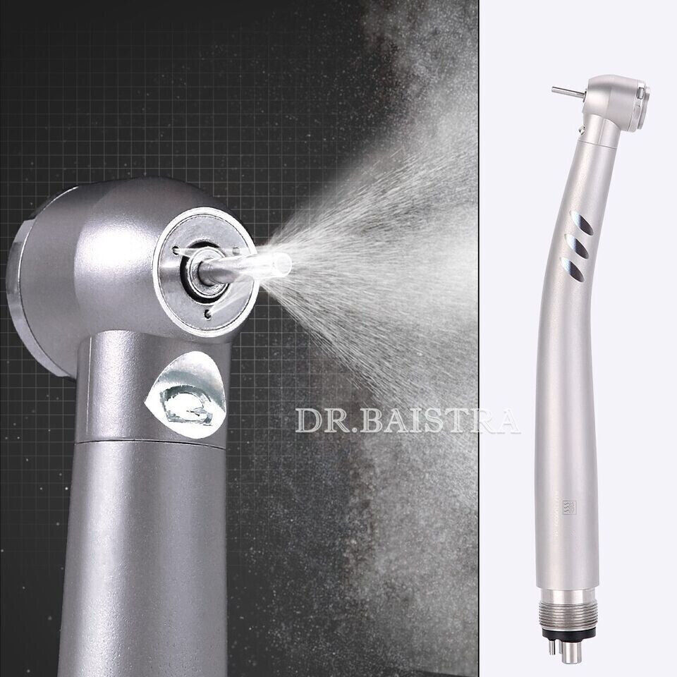 AZDENT 45 Degree/Dental LED E-generator Shadowless Handpiece Turbine 4Hole/2Hole