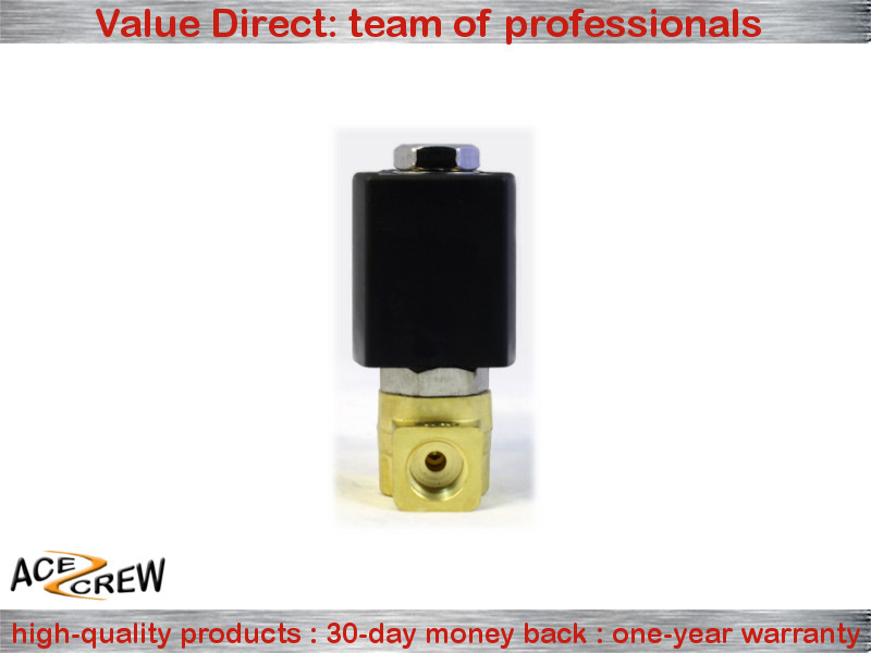 VITON 1/4 in 110V-120V AC Brass Solenoid Valve NPT Gas Water Air Normally Closed