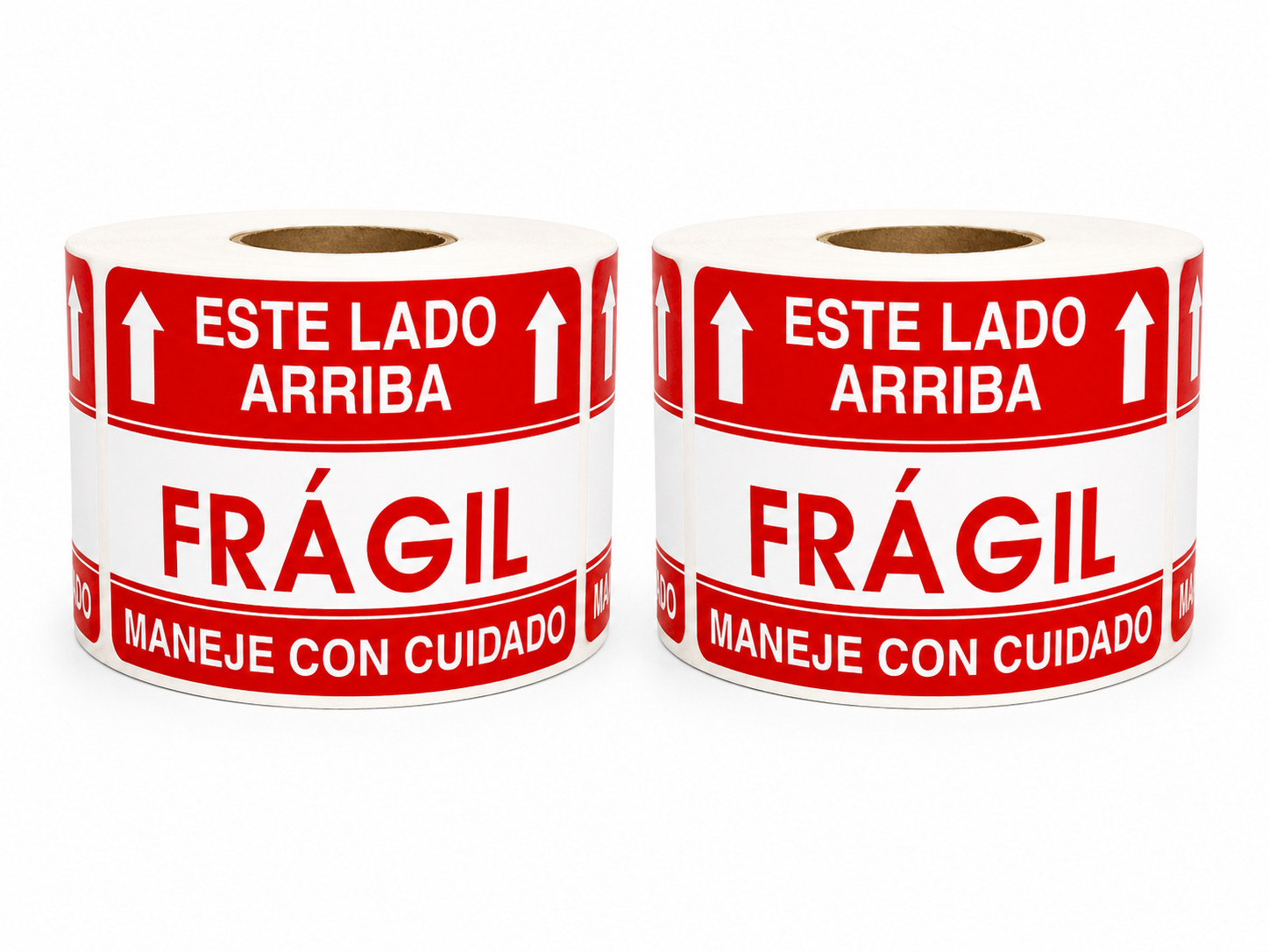 2×3 Spanish Labels Fragil / Fragile Este Lado Arriba / This Side Up 500 Stickers