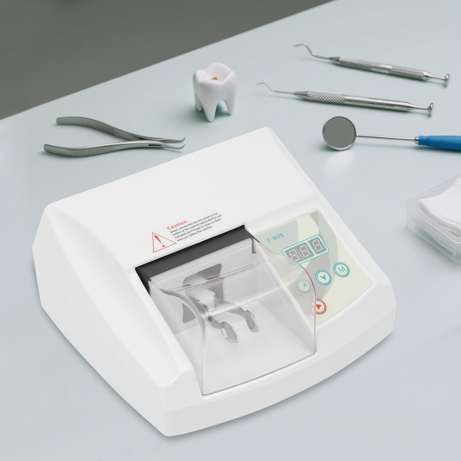 110v Dental Amalgamator Low Noise 65db Amalgam Mixer Machine For Dental Clinic