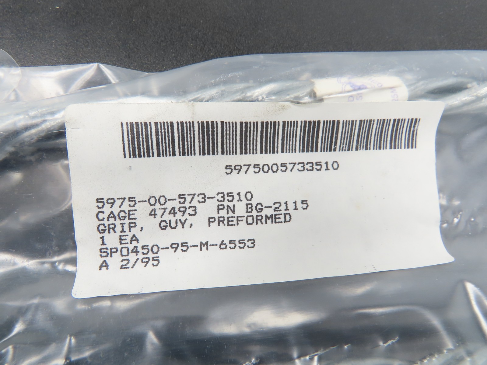 PLP BG-2115 Galvanized Steel Guy Wire Big Grip Dead End 1/2″ Lot of 4
