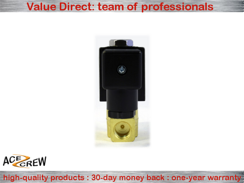 VITON 1/4 in 110V-120V AC Brass Solenoid Valve NPT Gas Water Air Normally Closed