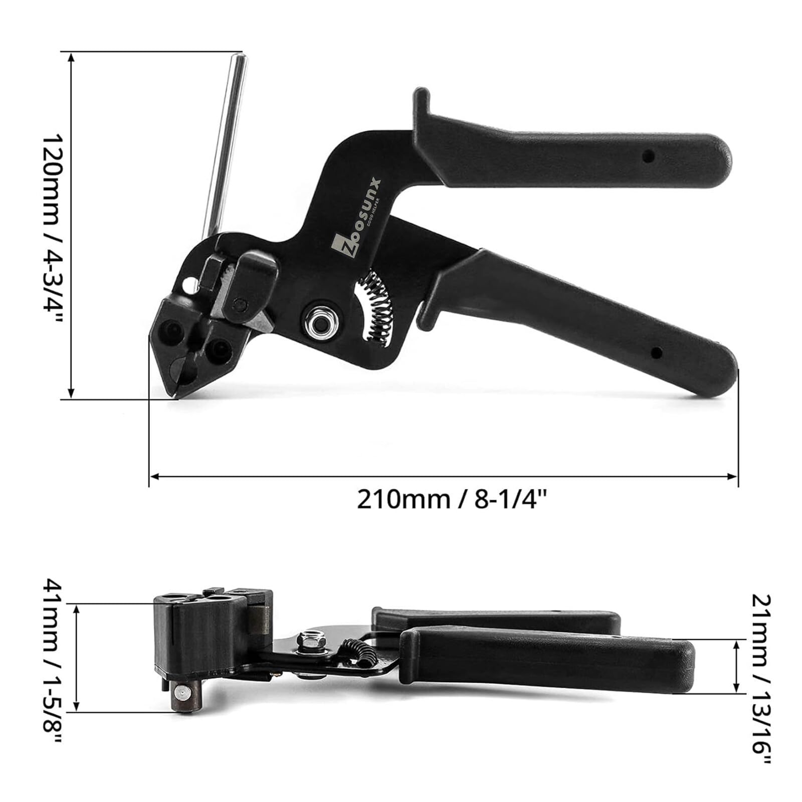 Metal Zip Ties Tool Stainless Steel Cable Tie Gun Use For Cutting And Fastening