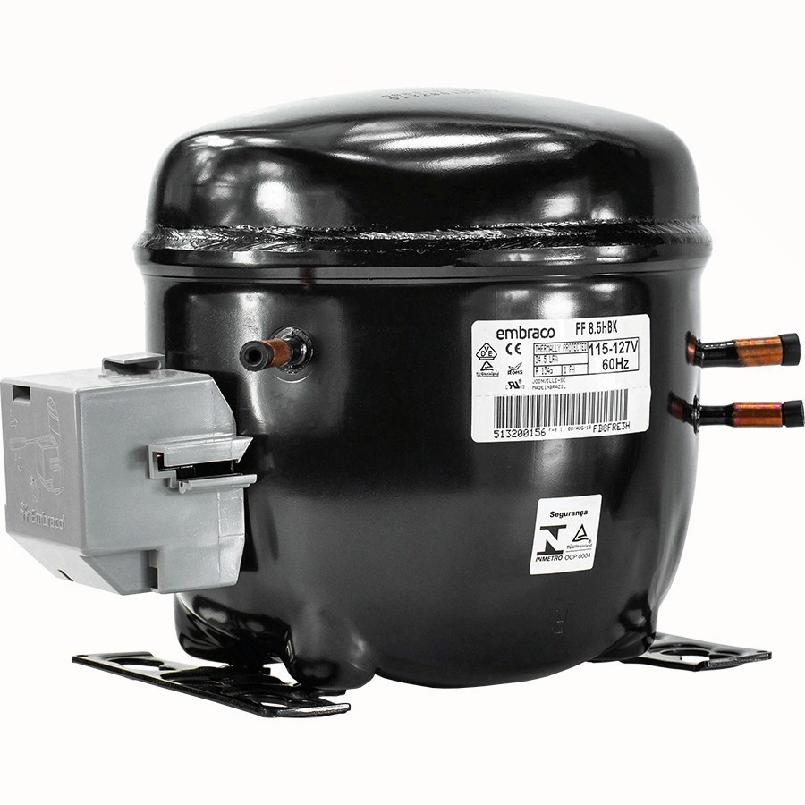 Genuine Embraco FF8.5HBK Refrigeration Compressor R134A Fridge Cooler Motor