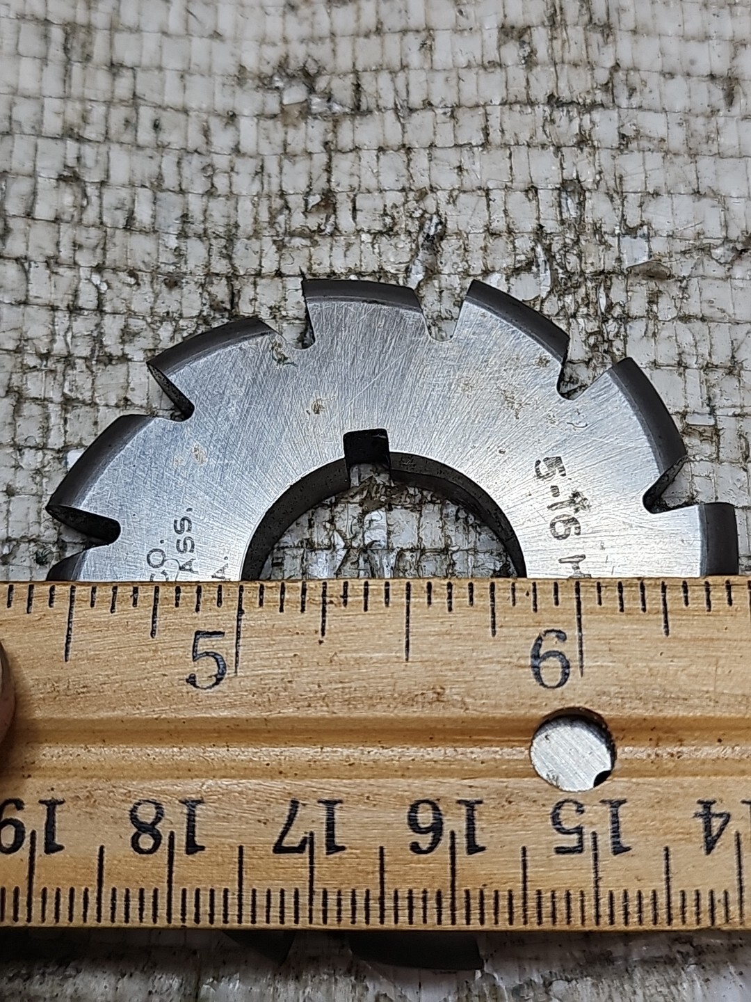 UNION TOOL 2.25″ x 5/16″ x 7/8″ CONVEX 5/16 DIA Side Milling Cutter HSS