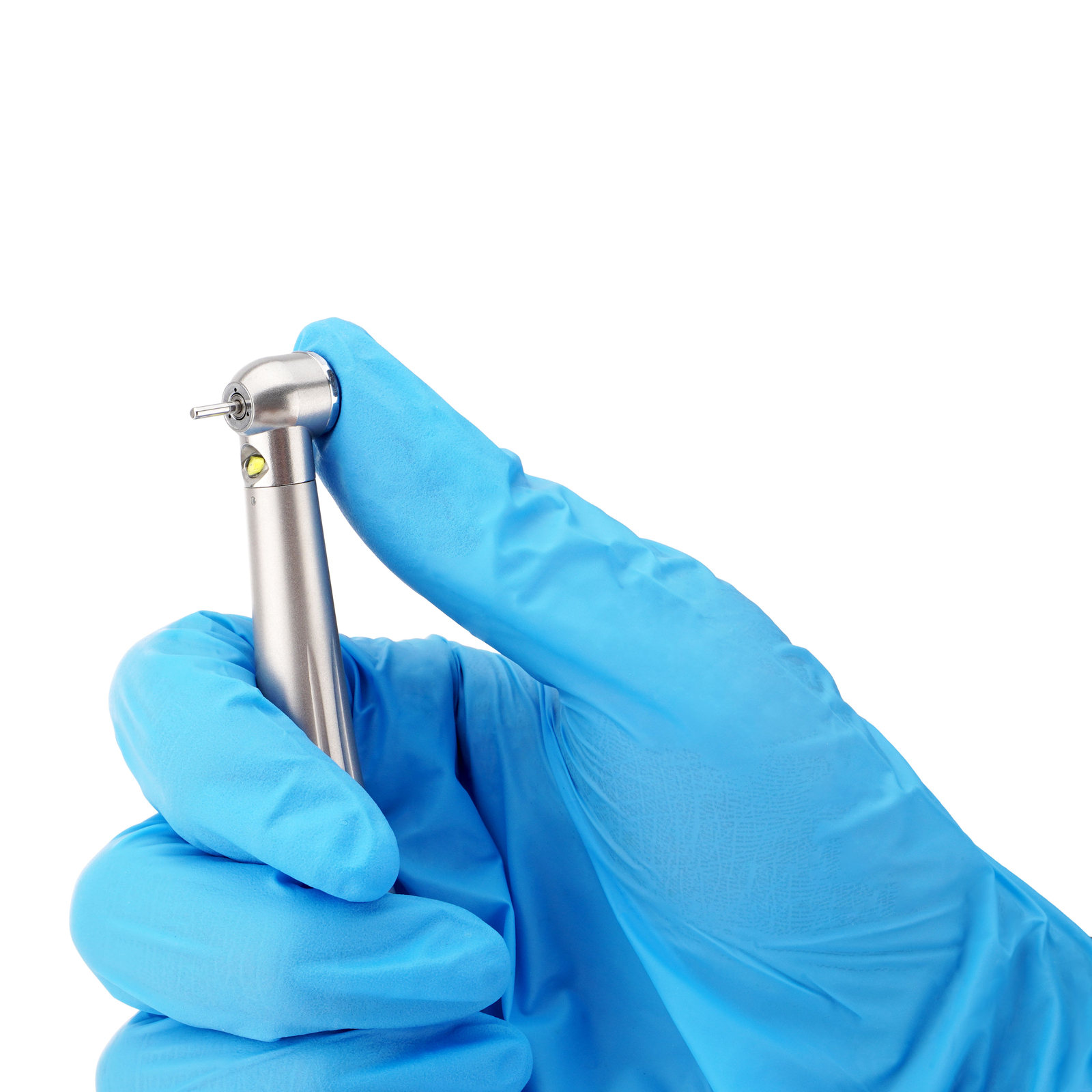 Dental LED Fiber Optic E-Generator High Speed Handpiece 3 Way Spray Push 4 Holes