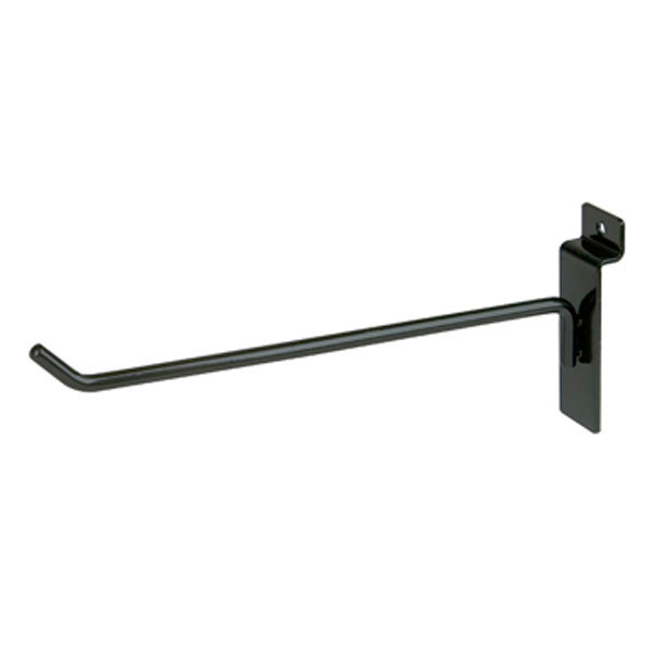 Slatwall Hooks: 1″, 2″, 4″, 6″, 8″, 10″, 12″ – Black, White, Chrome – FREE SHIP!