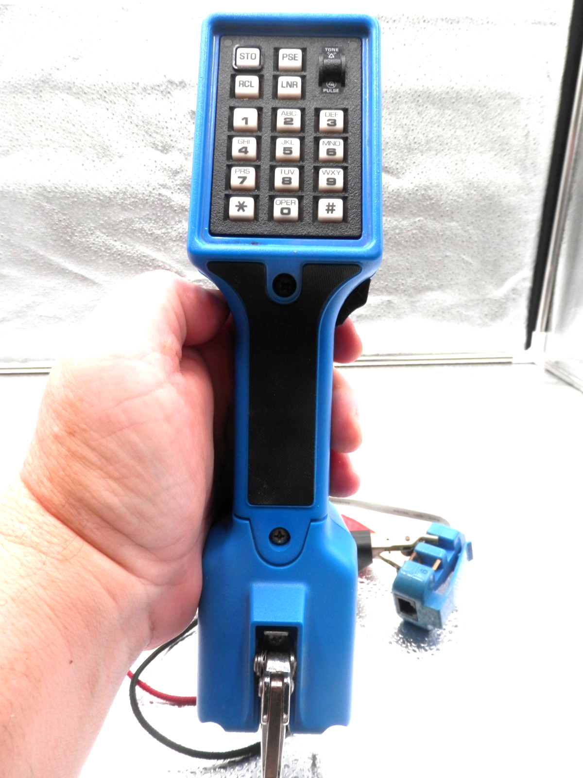 Jensen JTS-22 Hands Free Two Way Telephone Line Tester/Speaker/Clips-Free Ship
