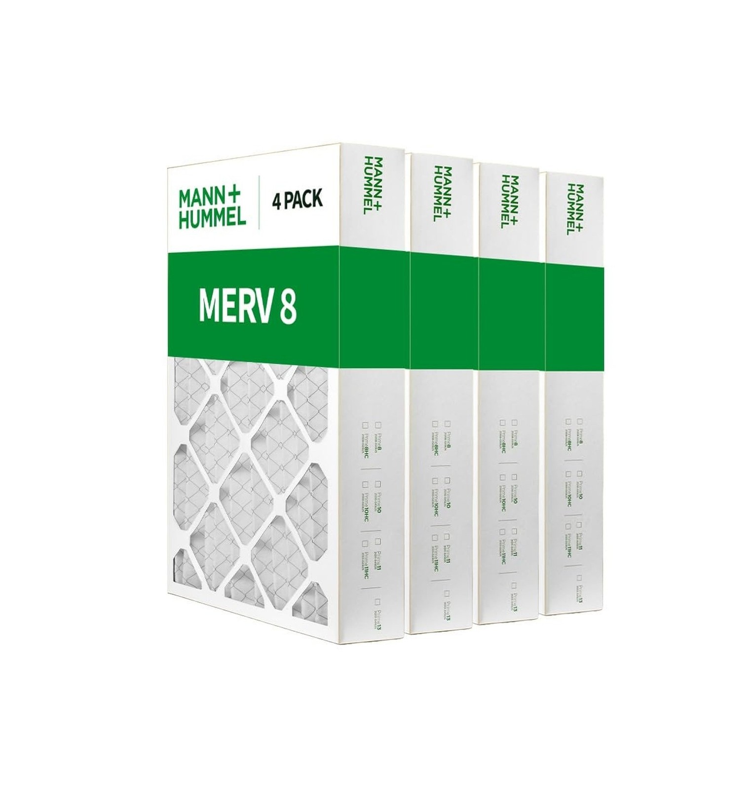 Mann+Hummel 16x25x4 MERV 8 Pleated HVAC AC Furnace Air Filters. Box of 4. (Ex…