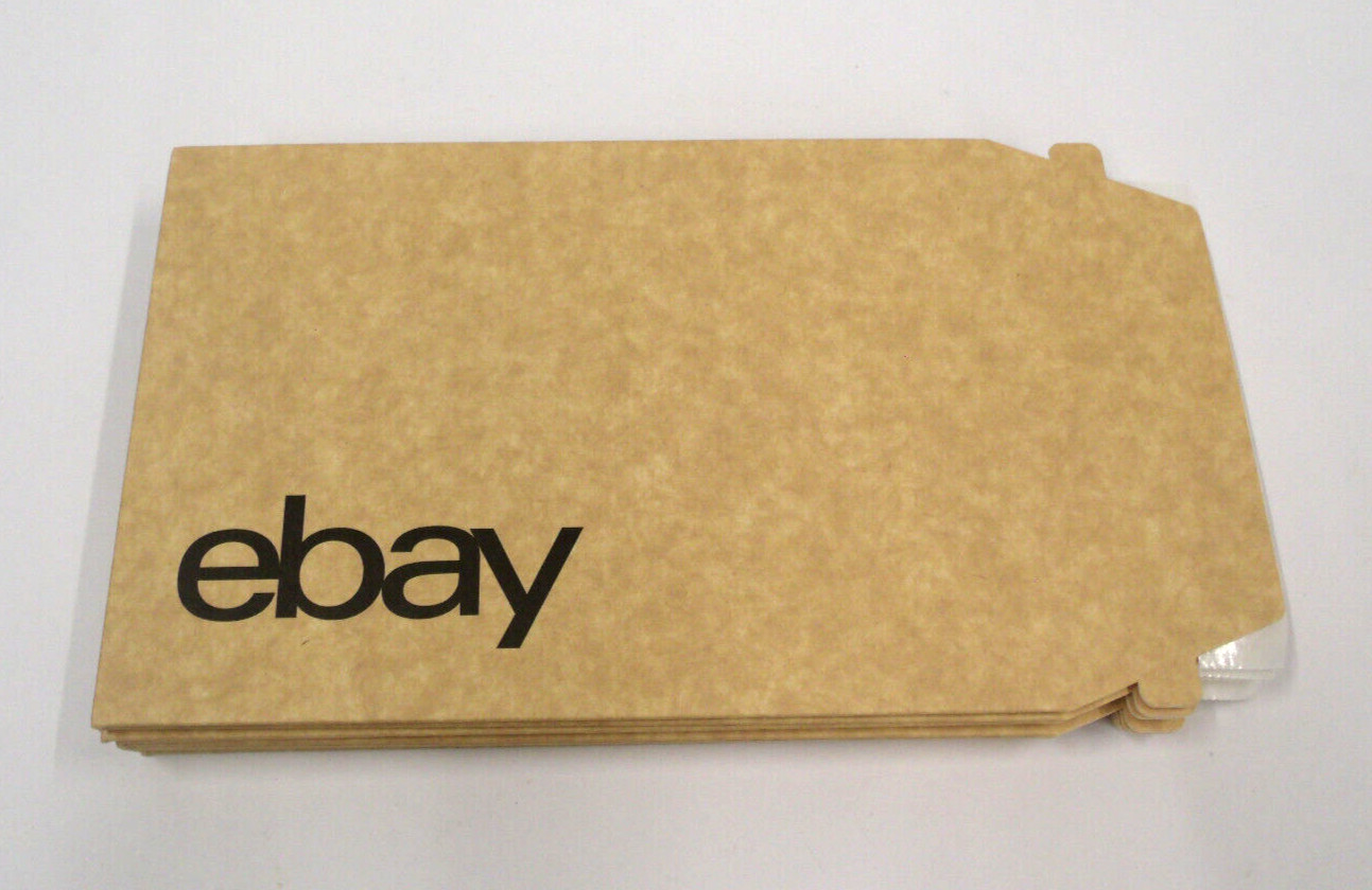 Ebay Branded Black Logo 5″ x 7″ Paperboard Cardboard Mailers 10 Ct. (NOT Padded)