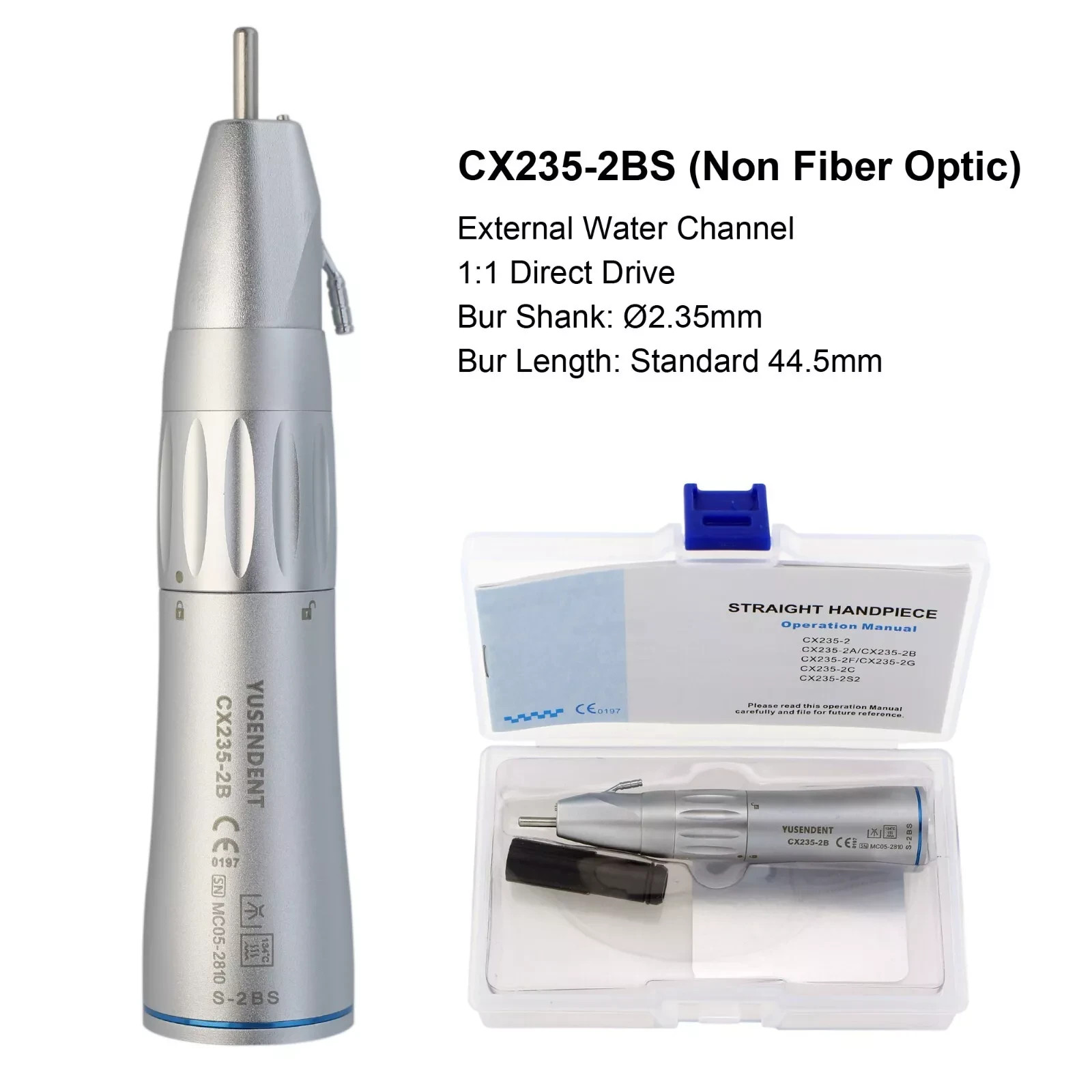 Dental Surgical Handpiece Straight 20° Angle 1:1 1:2 2S LED W&H NSK KAVO E Type