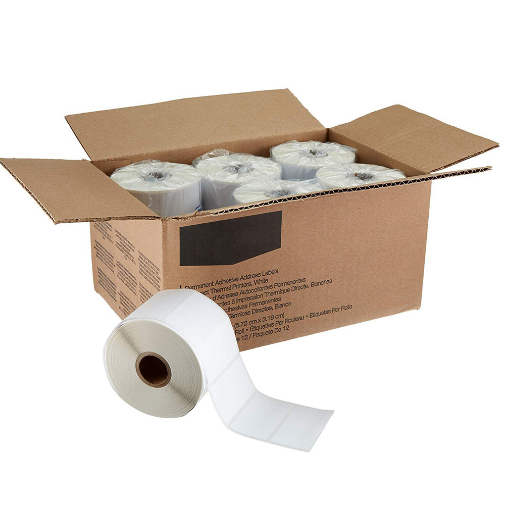 2.25″x1.25″ Direct Thermal Labels for UPC Barcodes Zebra Printer -1000 Per Roll