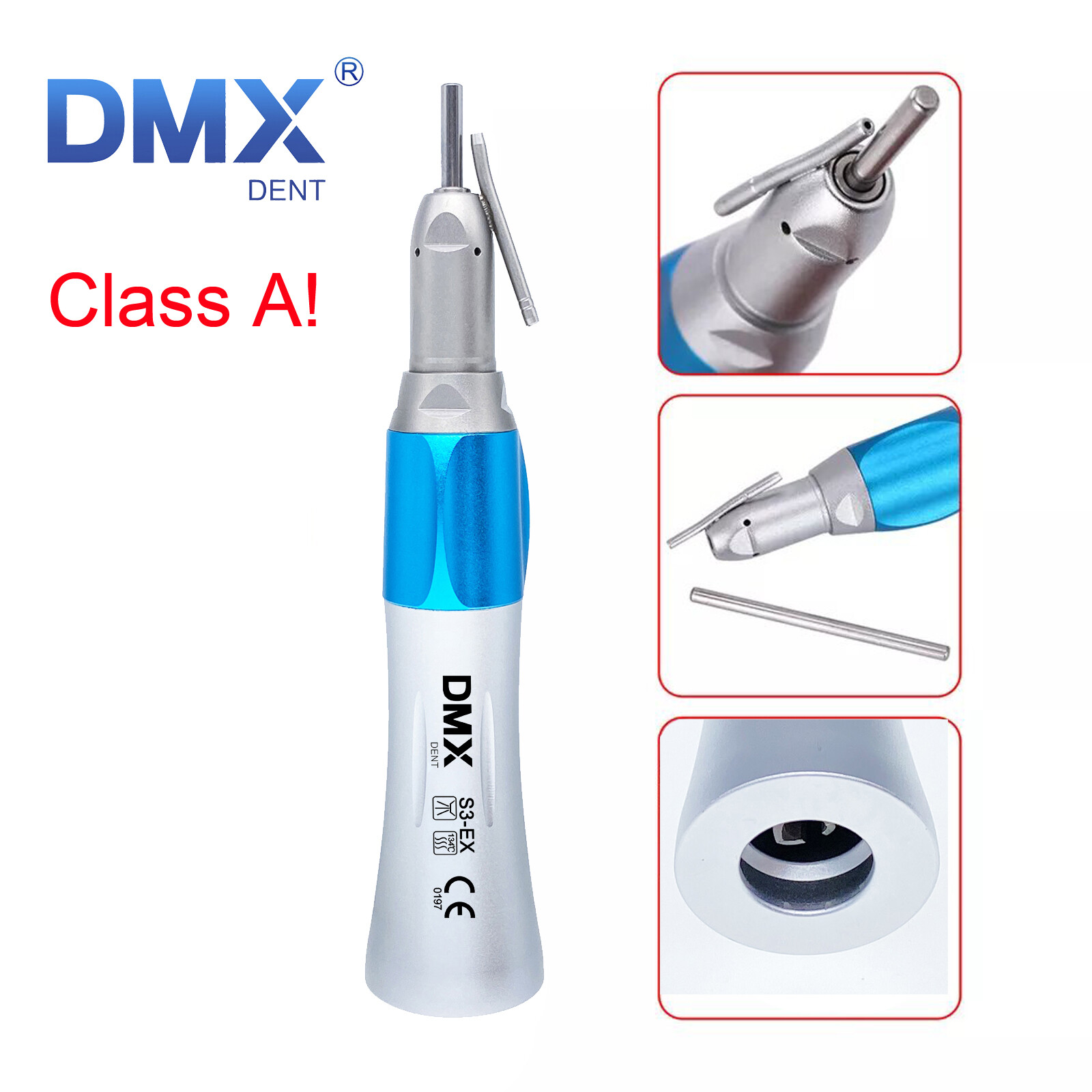DMXDENT Dental 1：1 Direct Drive Straight Handpiece For Surgical Implant NSK