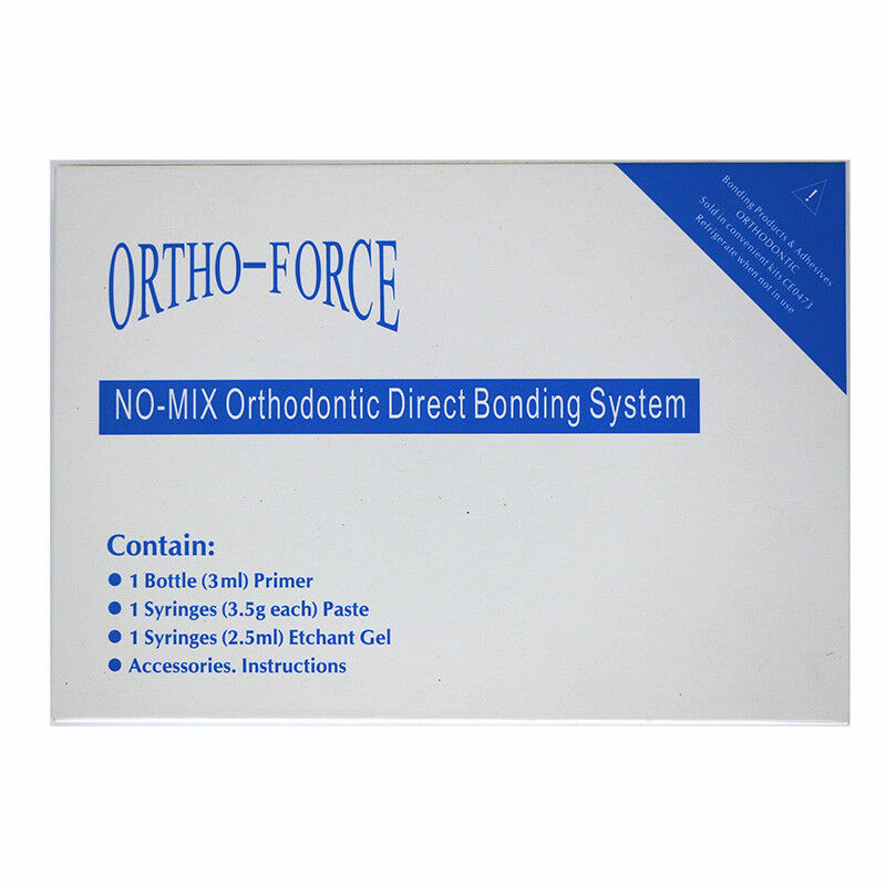 Orthodontic Dental NO-MIX Direct Bonding System Orthodontic Paste+Prime Bomaoer
