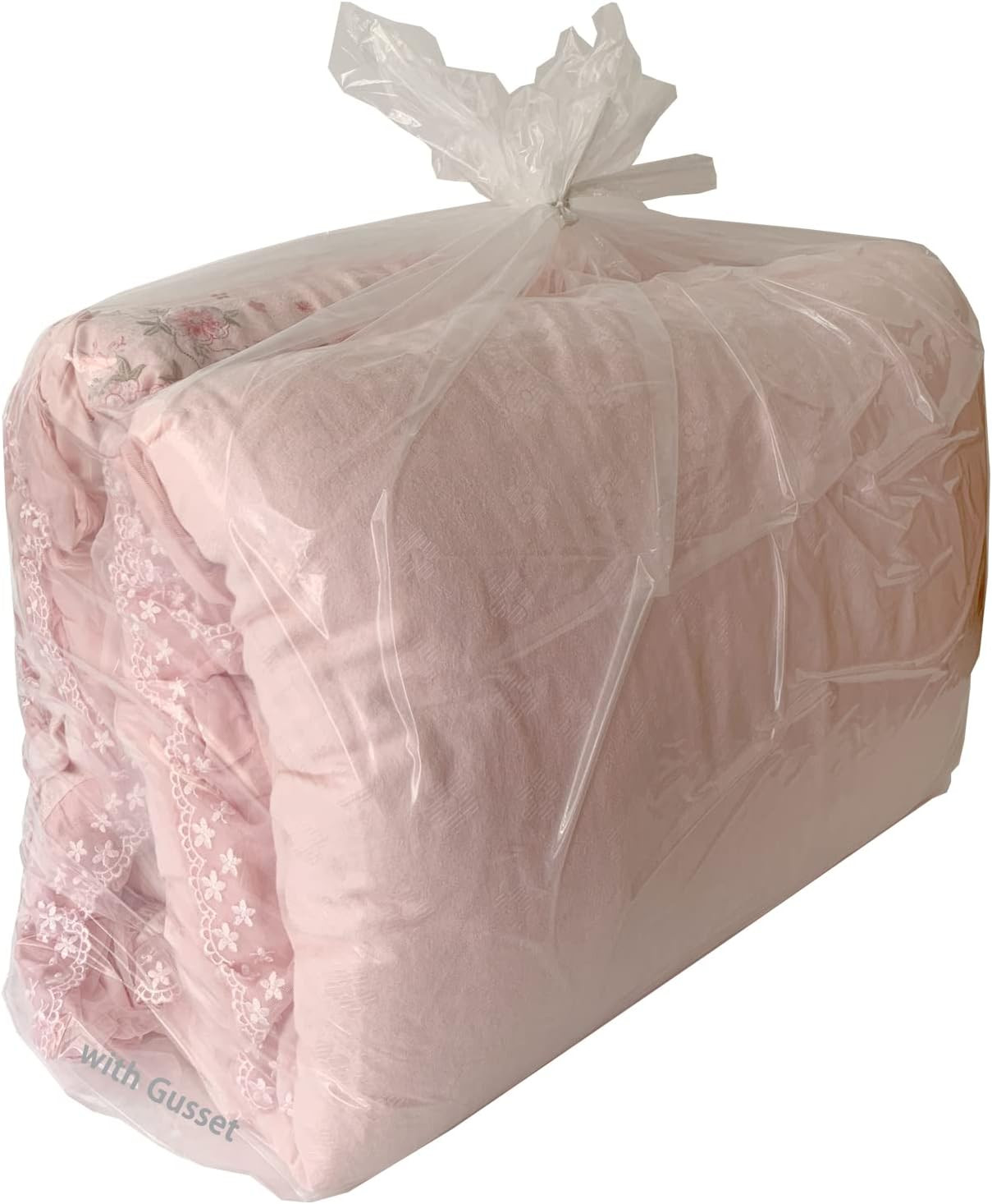 20 Pcs 30 X 40 Inch 1.4 Mil Large Clear Plastic Flat Open Poly Bags(With Bottom