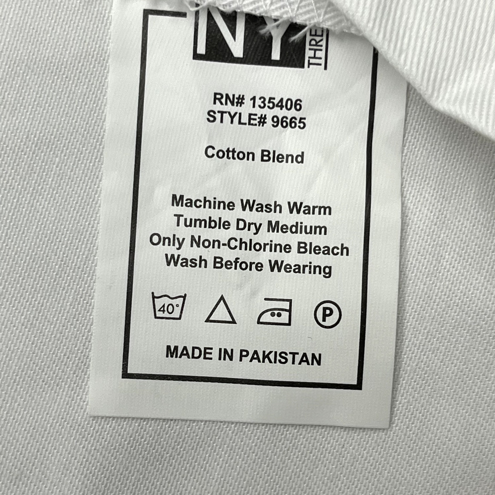NY Three White Long Sleeve Chef Coat Unisex Adult Size X-Large NEW