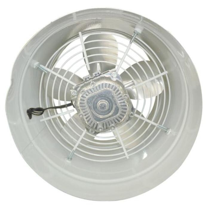 Axial Tube Type Extractor Duct 10″Ø, 5 Blades, 1105m3/hr, 58dB, 127V/1F/60Hz