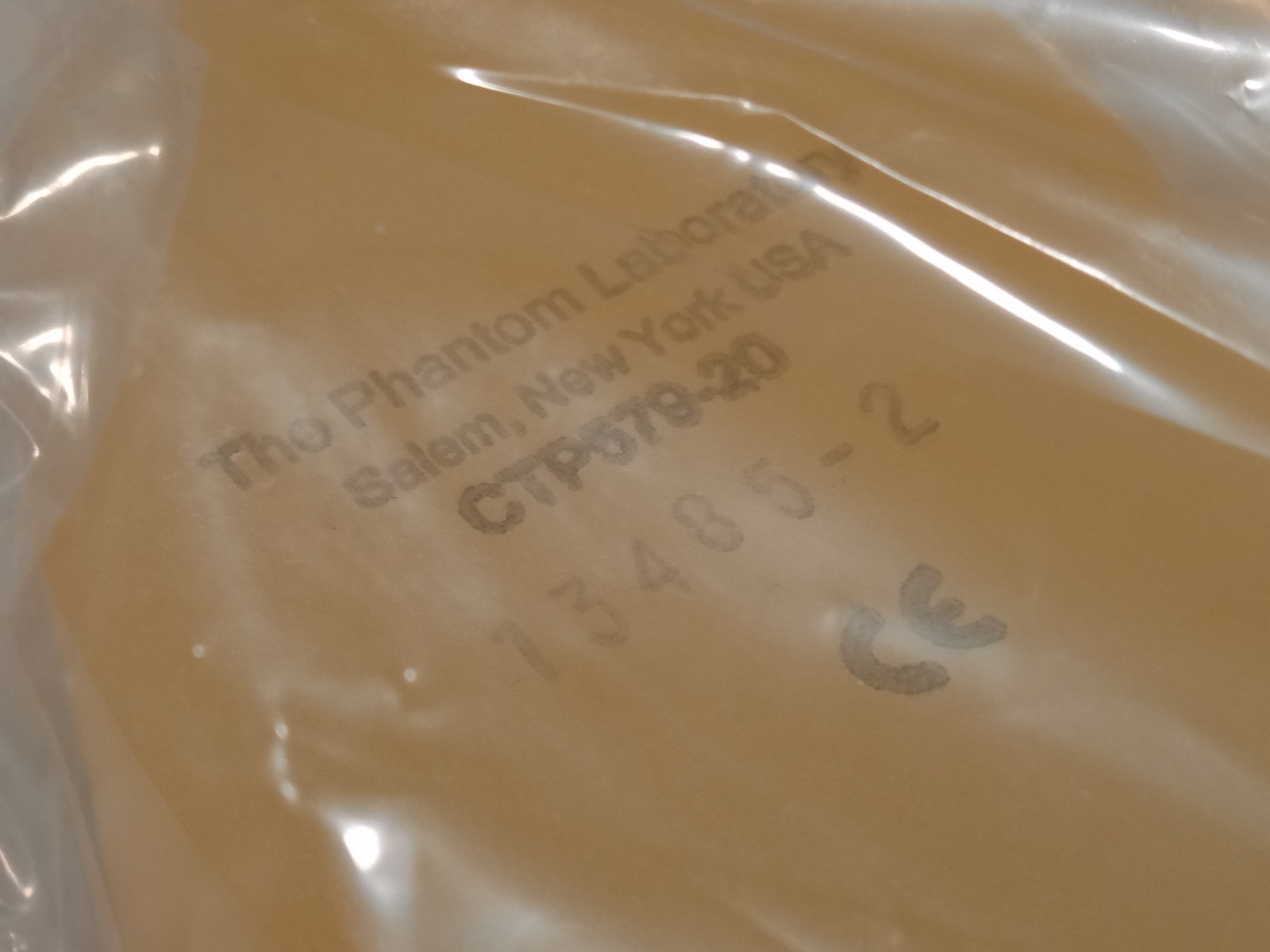 The Phantom Laboratory CTP579-20 Elekta P113597 Catphan annulus as shown