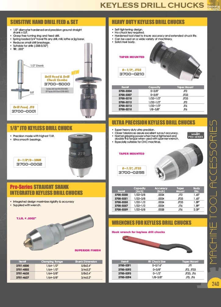 1/2″ TO JT3 DRILL CHUCK ARBOR (3700-0178)