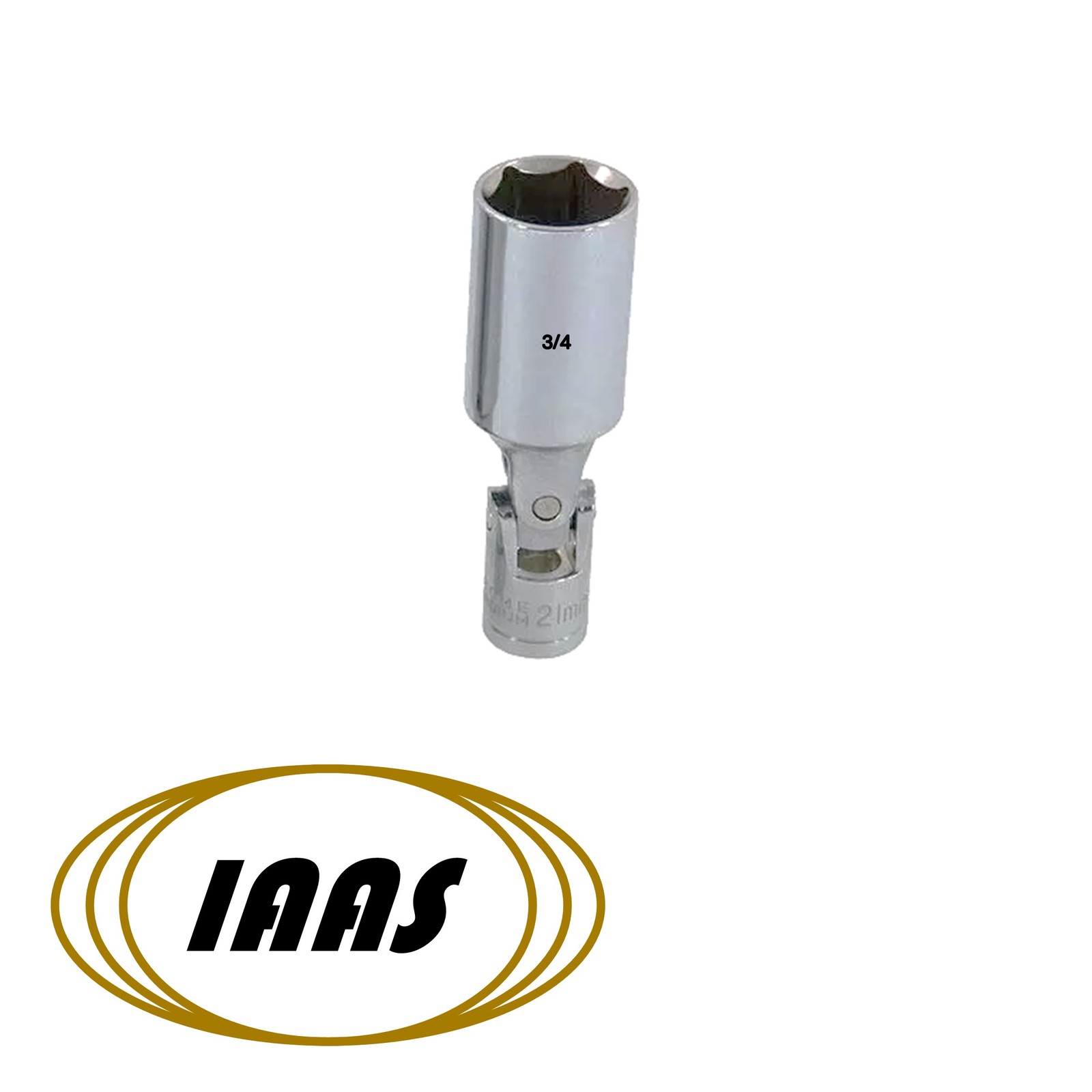3/4″ x 3/8″ Drive Universal Socket (Spark Plug Socket) by IAAS