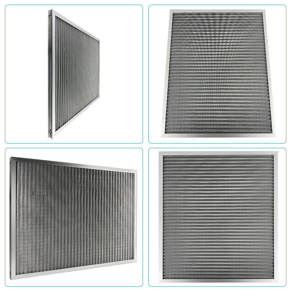 16x18x1 Electrostatic Air Filter MERV 9 Lifetime Use for Cleaner Air Home Office