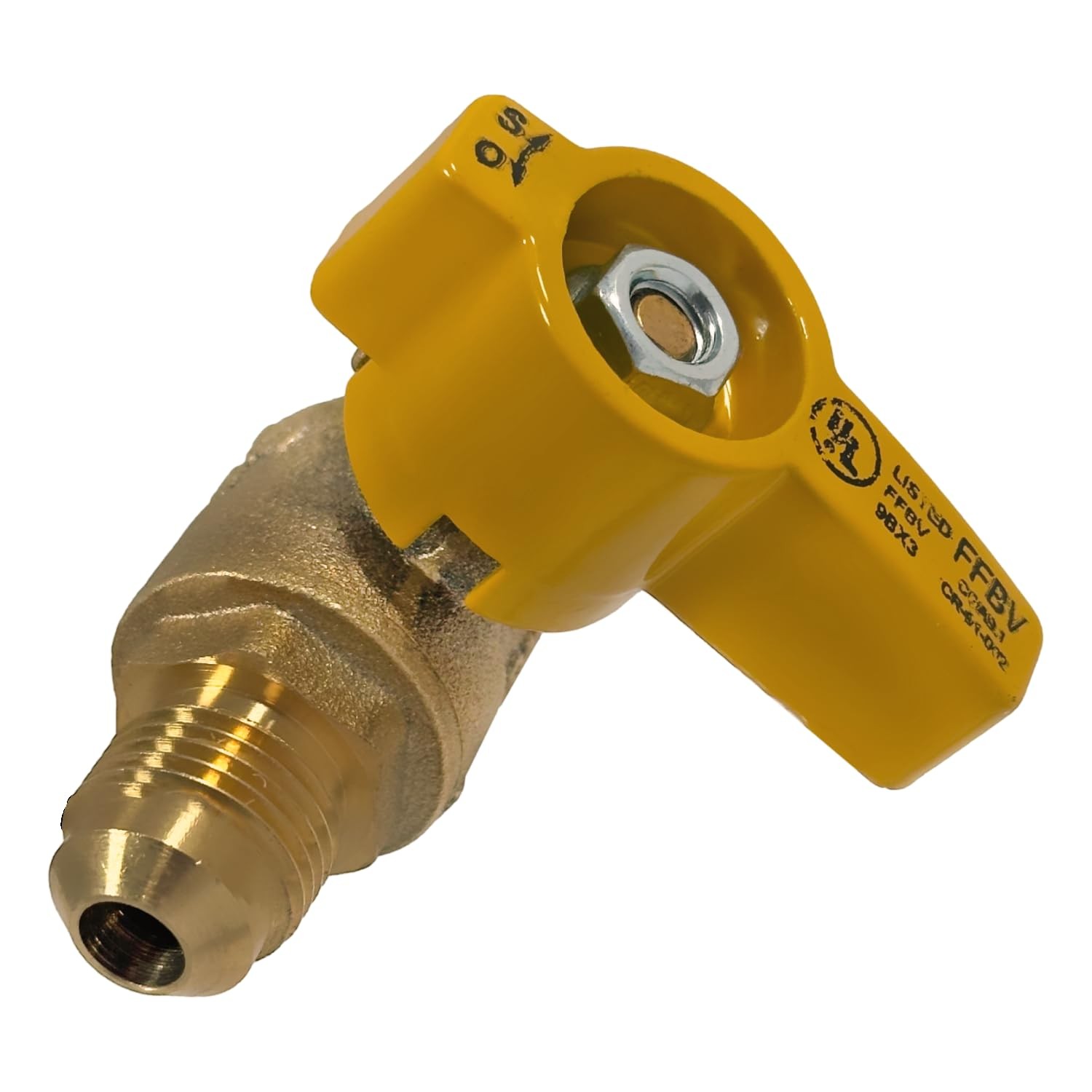 1 Piece 3/8″ Flare X 3/8″ Flare Gas Valve 1/4″ Turn Propane And Natur