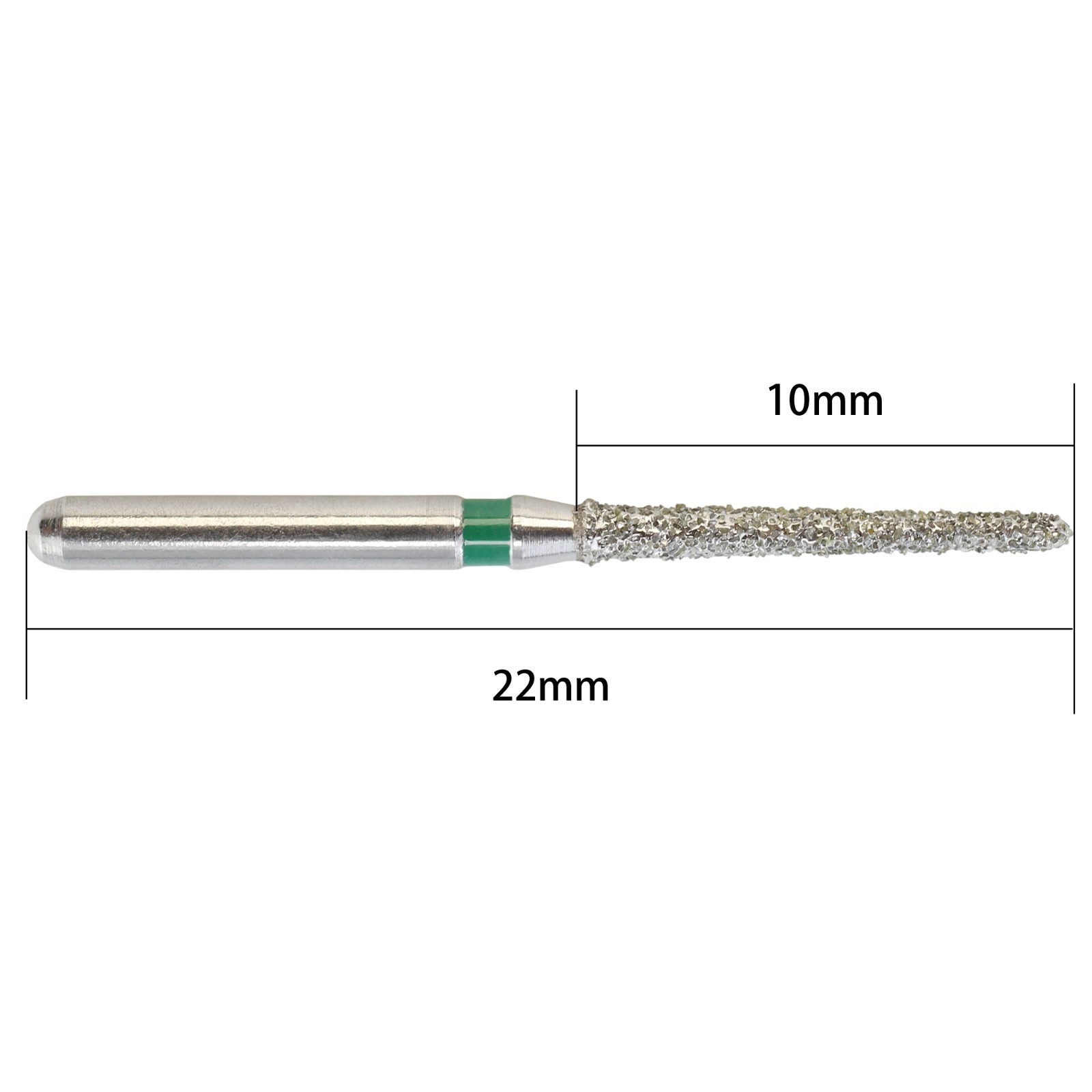 Dental Burs Diamond 850/012C Round Shoulder End Taper High Speed Friction Grip