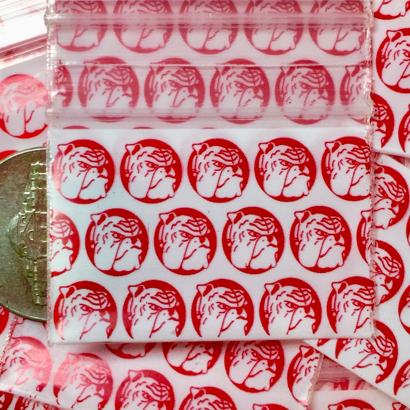 2 MIL 1510 BAGGIES ZIP DESIGN BAGS 1000PCS 1.5″ X 1″ CHOOSE DESIGN, READ DETAILS