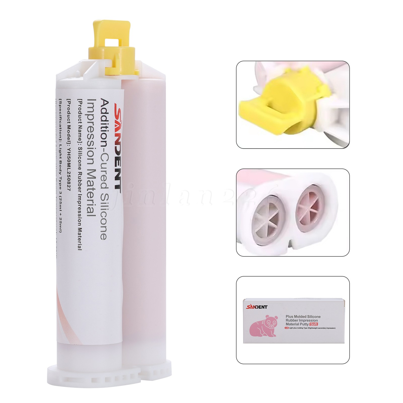 4 x Light Body Regular Set Dental Vinyl Polysiloxane Impression Material VPS PVS