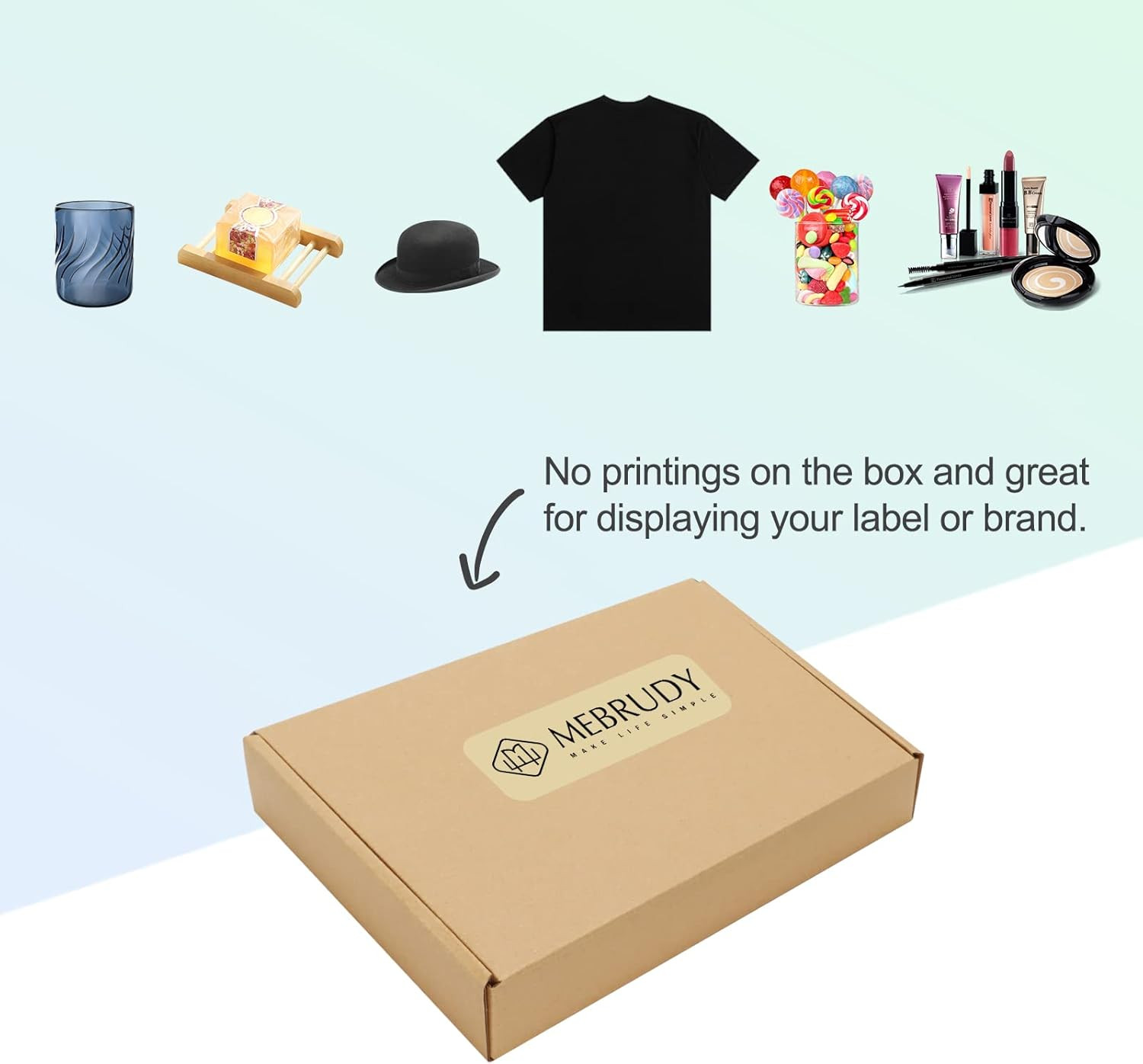 9 x 6 x 2 Inches Shipping Boxes (50 Pack) Small Corrugated Cardboard Box