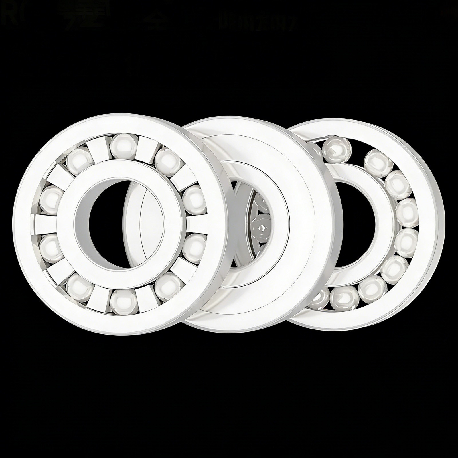 Ceramic Ball Bearing ZrO2 Zirconia Full Ceramic Ball Bearing 2RS Double Sealed
