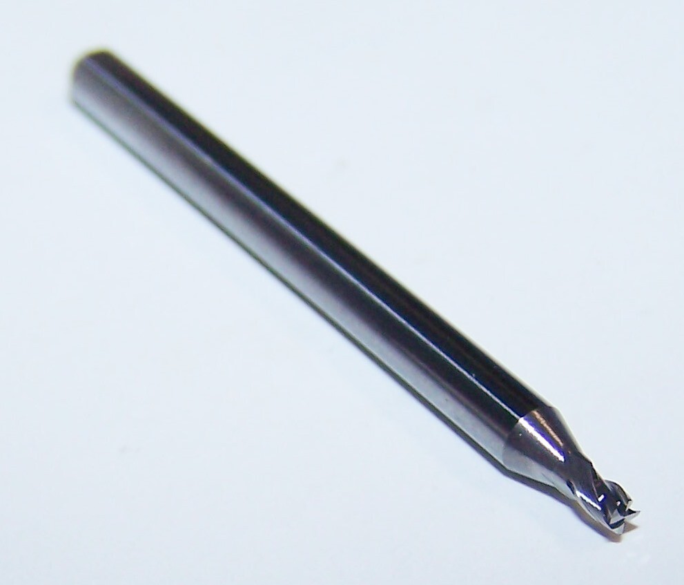 1.60mm (.0630″) Carbide End Mill 4 Flute Stub Kyocera 1820-0630.089