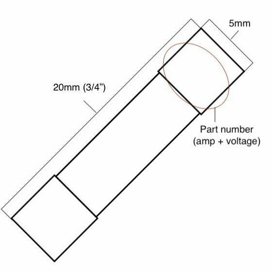 Pack of 5, T1.6AL250V, T1.6A 250V, T1.6L250V Cartridge Glass Fuses 5X20mm (3/16