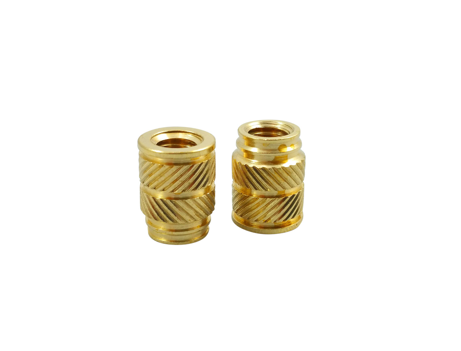 Qty 100 M5 5mm M5-0.8 Long Metal Threaded Heat Set Screw Inserts for 3D Printing
