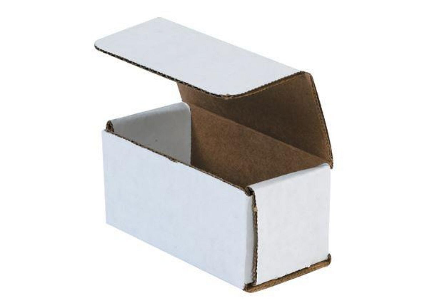 100 Pack 4x2x2 White Corrugated Shipping Mailer Packing Box Boxes 4″ x 2″ x 2″