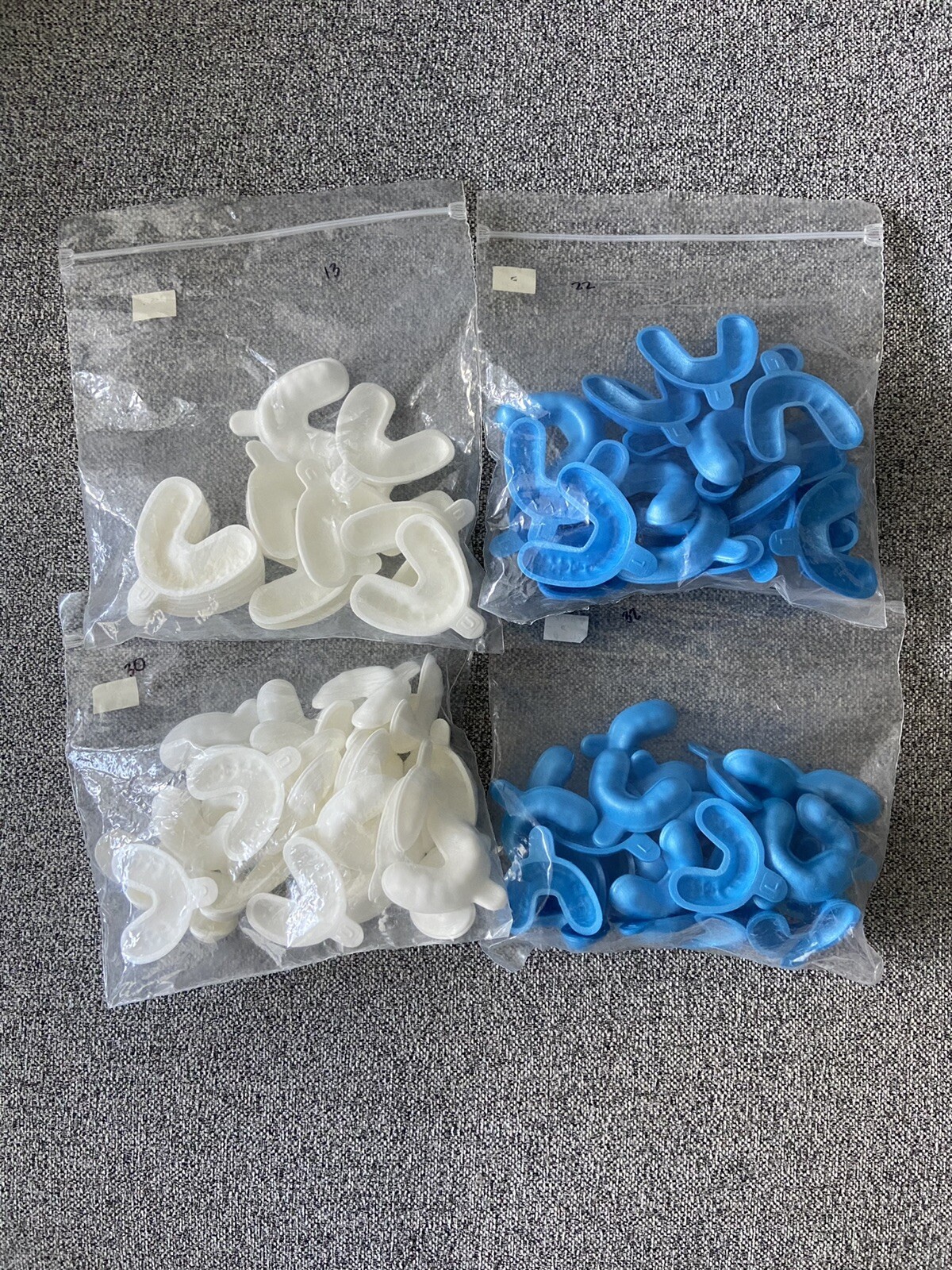 Styrofoam Fluoride Varnish Trays – Assorted
