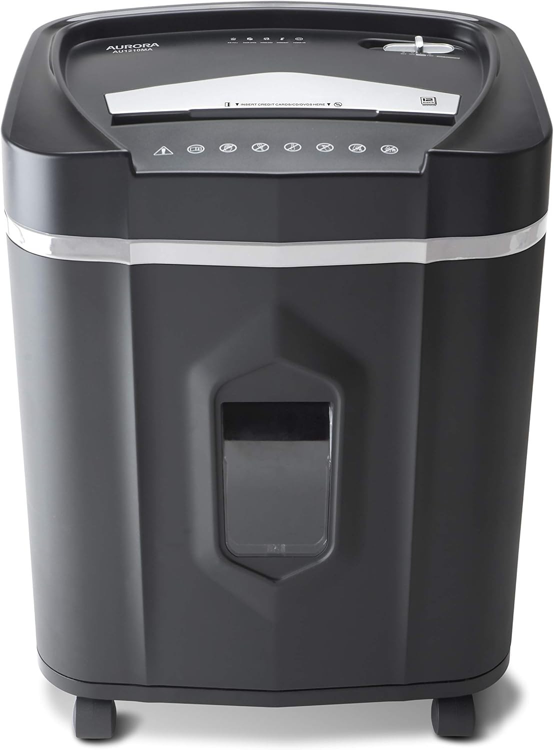 High-Security 12-Sheet Micro-Cut Shredder – Continuous Operation, Whisper Quiet
