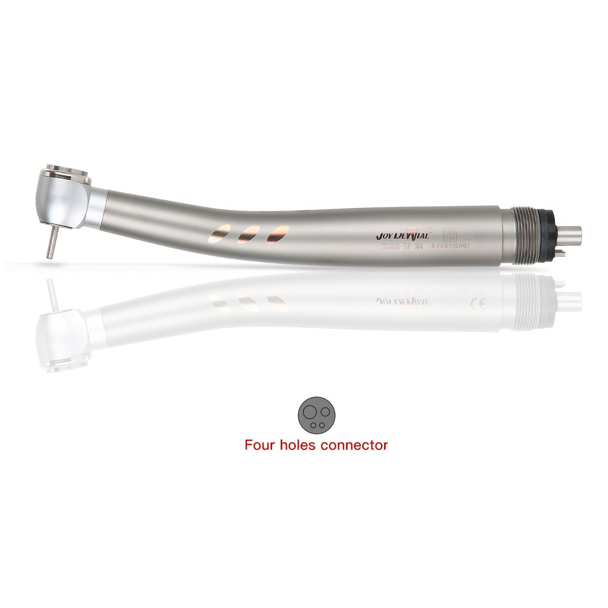 AZDENT 45 Degree/Dental LED E-generator Shadowless Handpiece Turbine 4Hole/2Hole