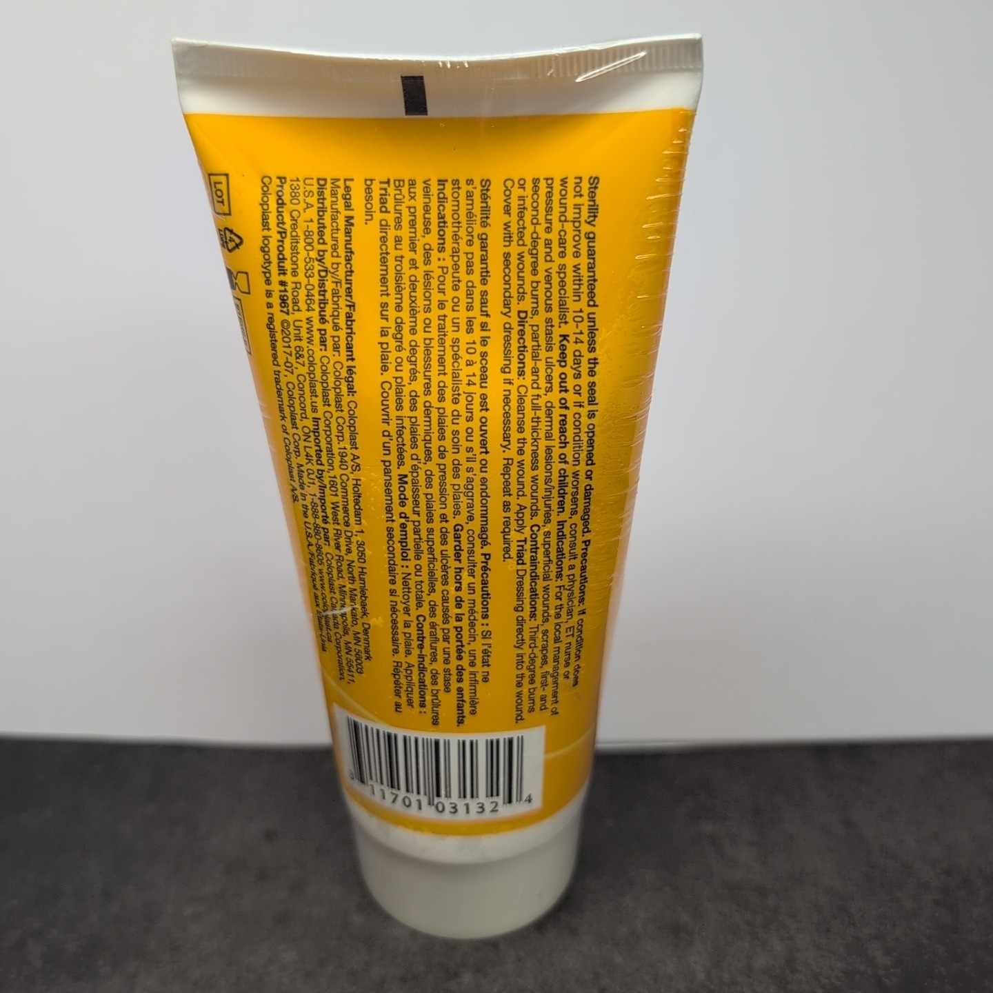 Coloplast Triad Hydrophilic Wound Dressing Paste #1967 6 oz SEALED