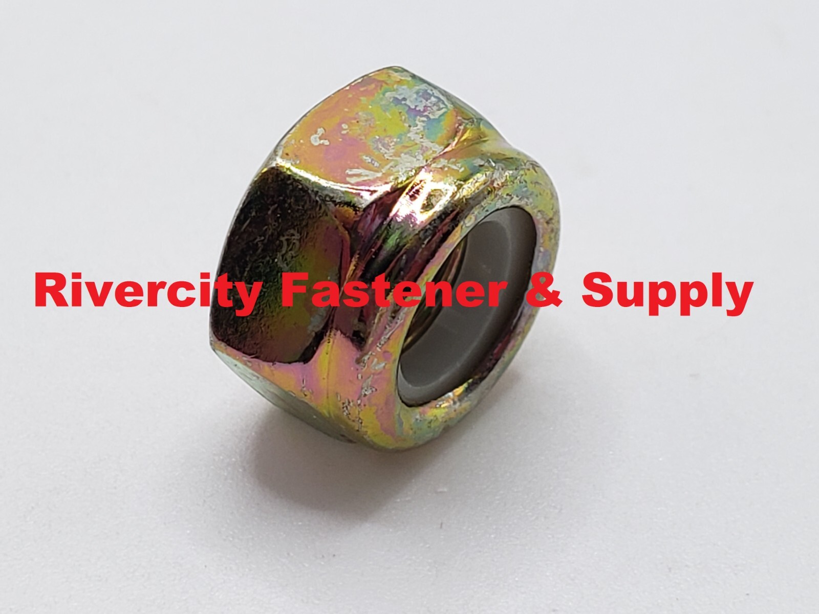 (100) M8-1.25 Metric Coarse Thread Lock Nut 8mm Nuts With 13 Hex nylock nuts 8mm