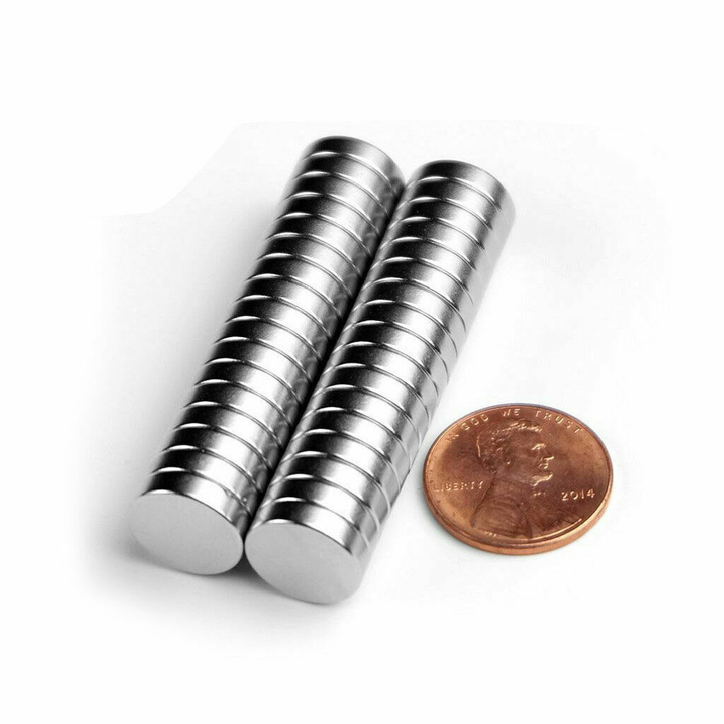 Super Strong N35 Round Disc Neodymium Mini Fridge Magnets Rare Earth 4 X 2 mm
