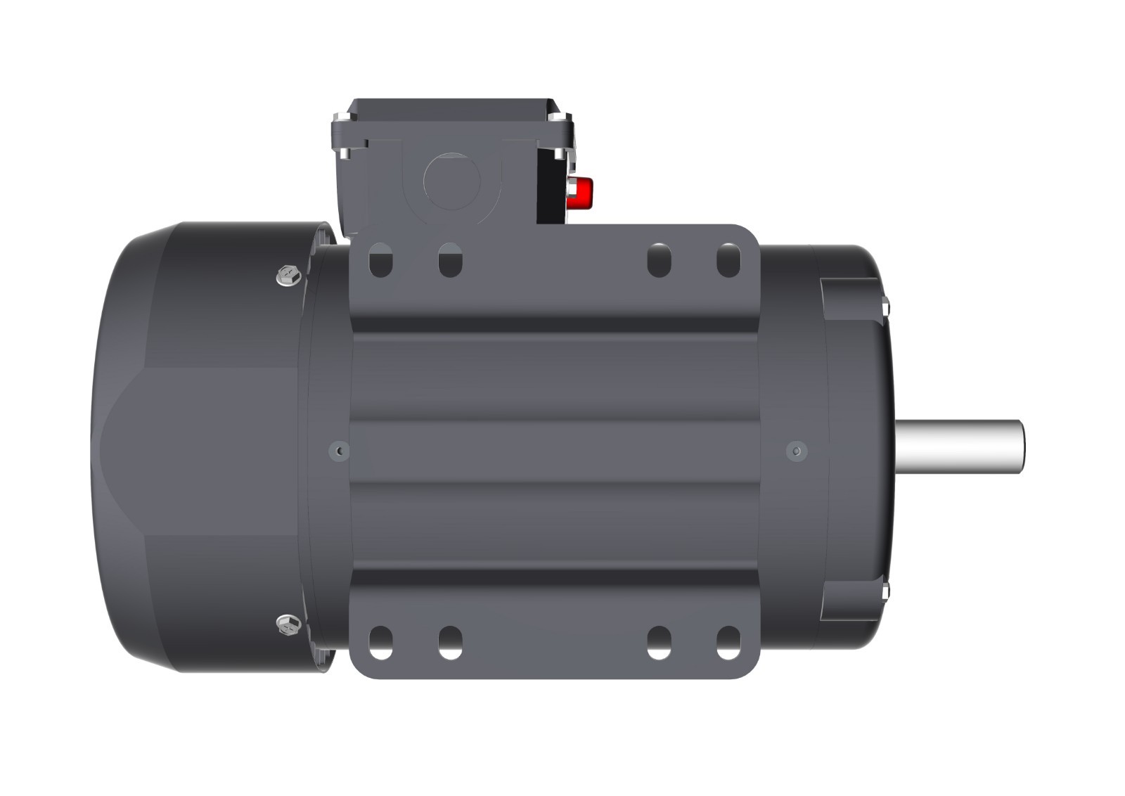 Techtop Electric Motor 2 HP 1800 Rpm 1-PH 115/208-230 Volt 145T Frame