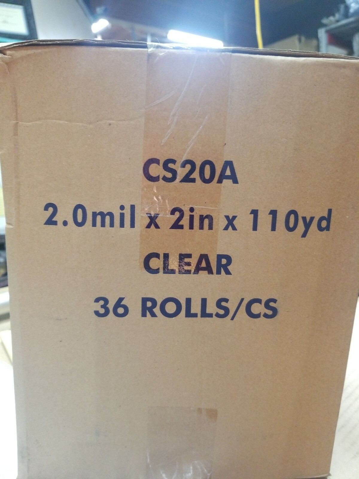 Achem Cs20A Tape 36 Rolls 2.0mil x 110yd clear (1.4)