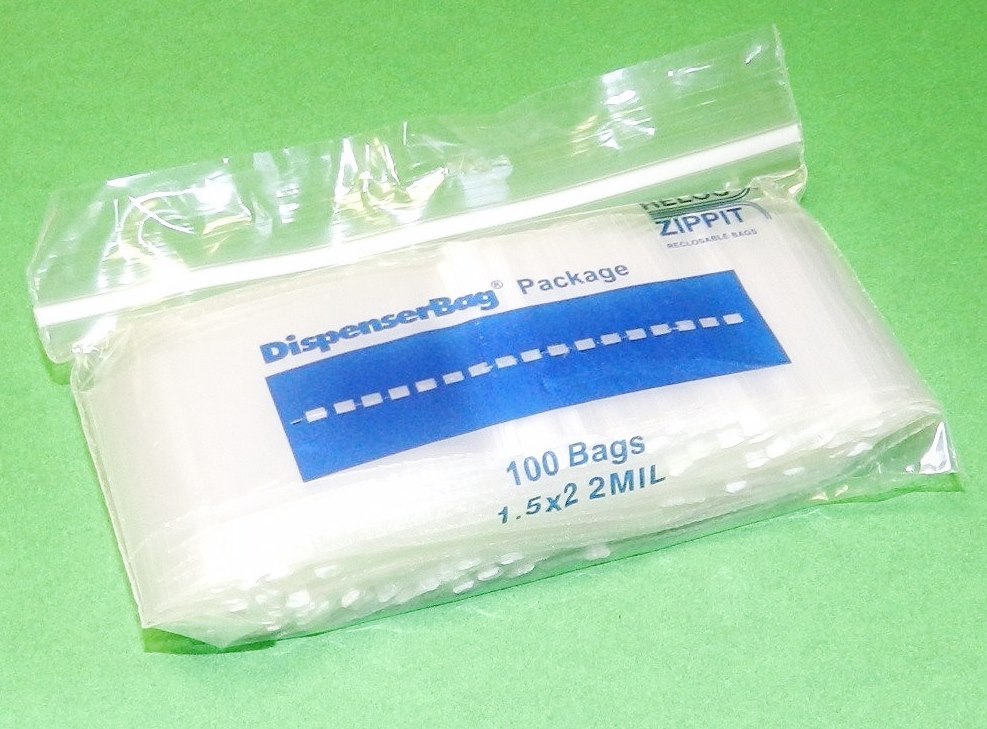 6000 Reloc Zippit Bags 1-1/2″ x 2″ Clear 2mil Zip Squeeze 6,000 Baggies 1.5 x 2